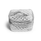Silver Cosmetic Travel Case