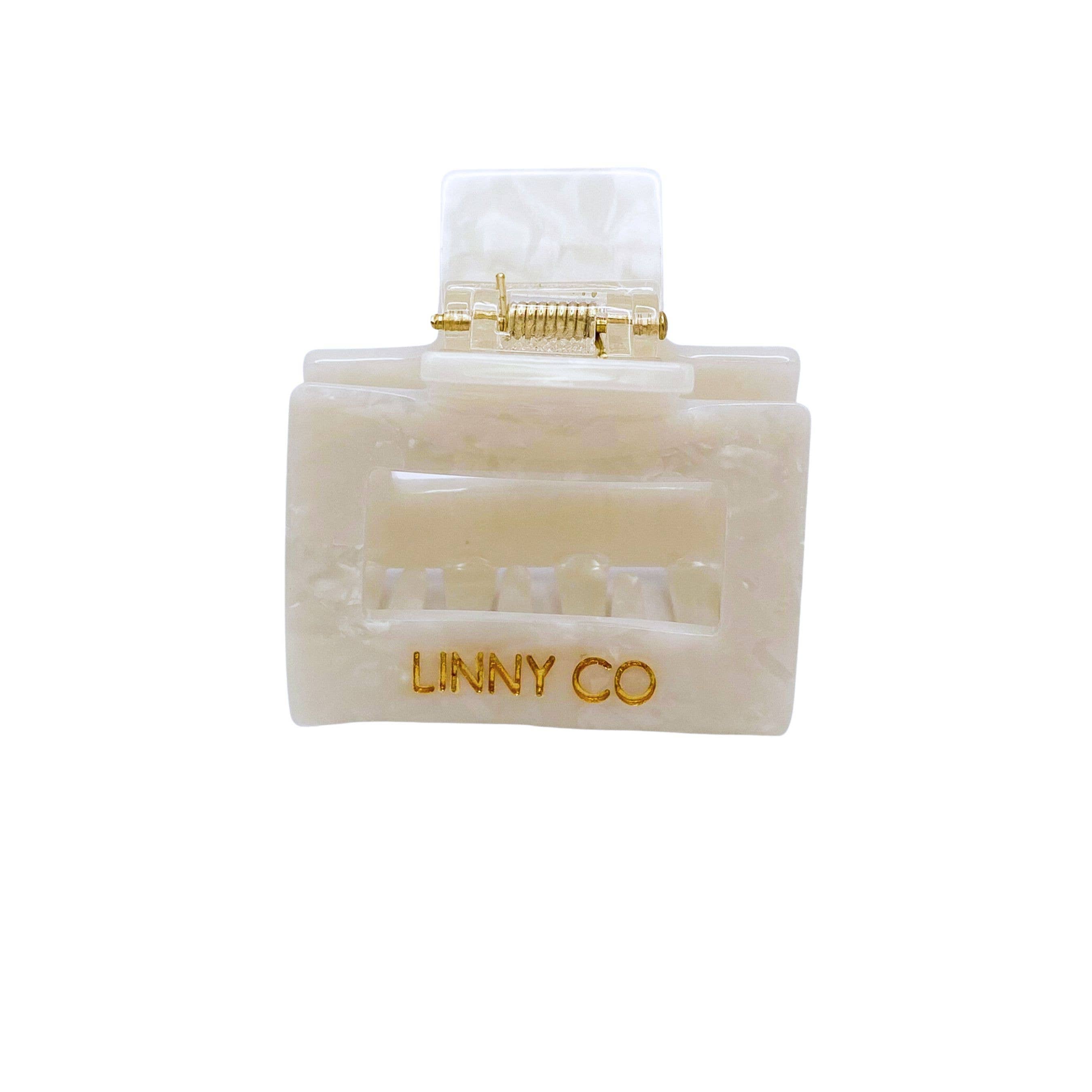 Bailey Claw Clip - Pearl White