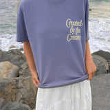 Created by the Creator Tee | Plum