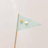 Gold Heart Stud