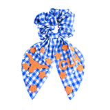 Gingham Beaded Scrunchie