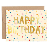 Happy Birthday Confetti Card