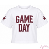 Game Day Boxy Tee | Maroon