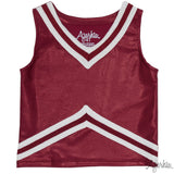 Maroon Shimmer Cheer Uniform