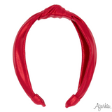 Top Knot Headband | Red Shimmer