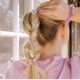 Small Spiral Hair Ties | Lavender Mist