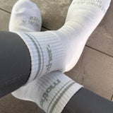 Mother. Throwback Half Crew Striped Socks