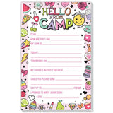 Hello from Camp Stationery Notepad