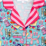 90s Girl Silky Loungewear Set