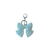 Crystal Bow Keychain | Silver