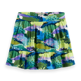 Printed Landscape Skirt