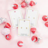 Clara Cross Pearl Earrings