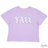 Glitter Y’all Lavender Tee | Azarhia