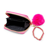 Quilted Wristlet Wallet | Hot Pink