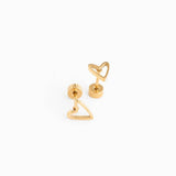 Open Heart Stud