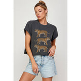 Tigers Vintage Tee | Charcoal