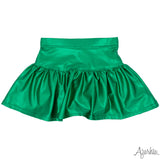 Gathered Skort | Green Shimmer