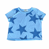 Cobalt Stars Boxy Tee