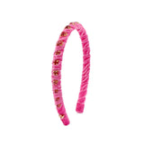 Velvet Stones Headband | Pink
