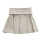 Heather Haze Fold Over Skirt