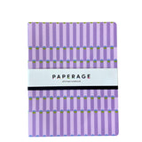 Stripes + Dot Stitched Notebook
