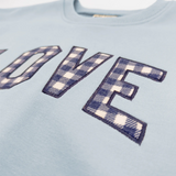 Love Sweatshirt | Gingham