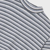 Striped Mock Neck Sweater