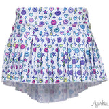Bright Emojis Mini Pleat Skort