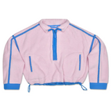 Sherpa Pullover | Pink & Periwinkle