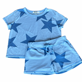 Cobalt Stars Boxy Tee