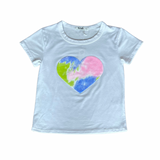 Tie Dye Heart Tee