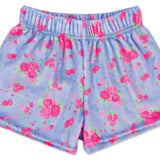 Ditsy Floral Plush Shorts