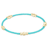 eNewton Hope Purpose Gold Bracelet | Turquoise