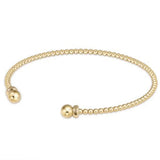 enewton Classic Gold 2mm Bead Cuff | Gold