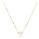 eNewton Signature Cross Necklace | Off-White