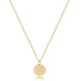 egirl 14'' Gold Necklace | be you. Small Gold Disc
