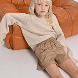 Faux Leather Shorts
