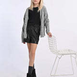 Faux Leather Shorts