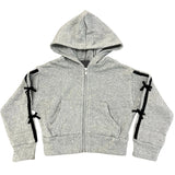 Zip & Bow Hoodie