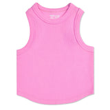 Cropped Racer Back Tank Top