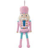 Pink Nutcracker Plush Ornament | iScream