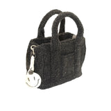 Black Bejeweled Sherpa Purse | Bari Lynn