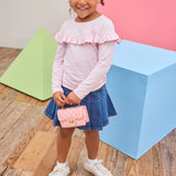 Pleated Denim Mini Skirt | Bisby