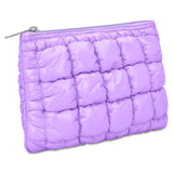 Lavender Puffy Pouch