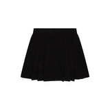 Black Pleated Tennis Skirt