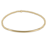 enewton Bliss Bar 2mm Gold Bracelet