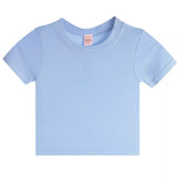 Chambray Ribbed Seamless Tee