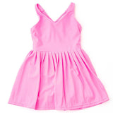 Active Pleated Dress - Pink | Shade Critters