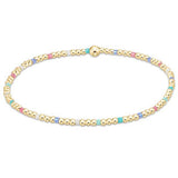 egirl Hope Sincerity Pattern 2mm Bead Bracelet | Hot Mess SS25