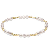 enewton Classic Joy Pattern 4mm Bead Bracelet - Pearl
